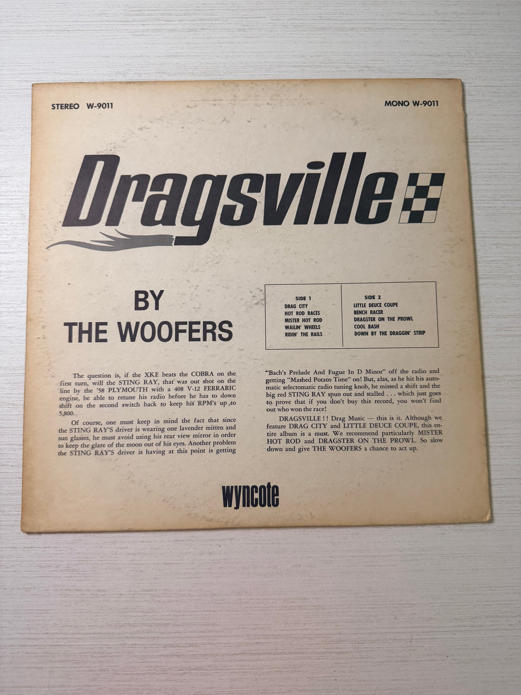 The Woofers – Dragsville (1964 Mono Vinyl LP)