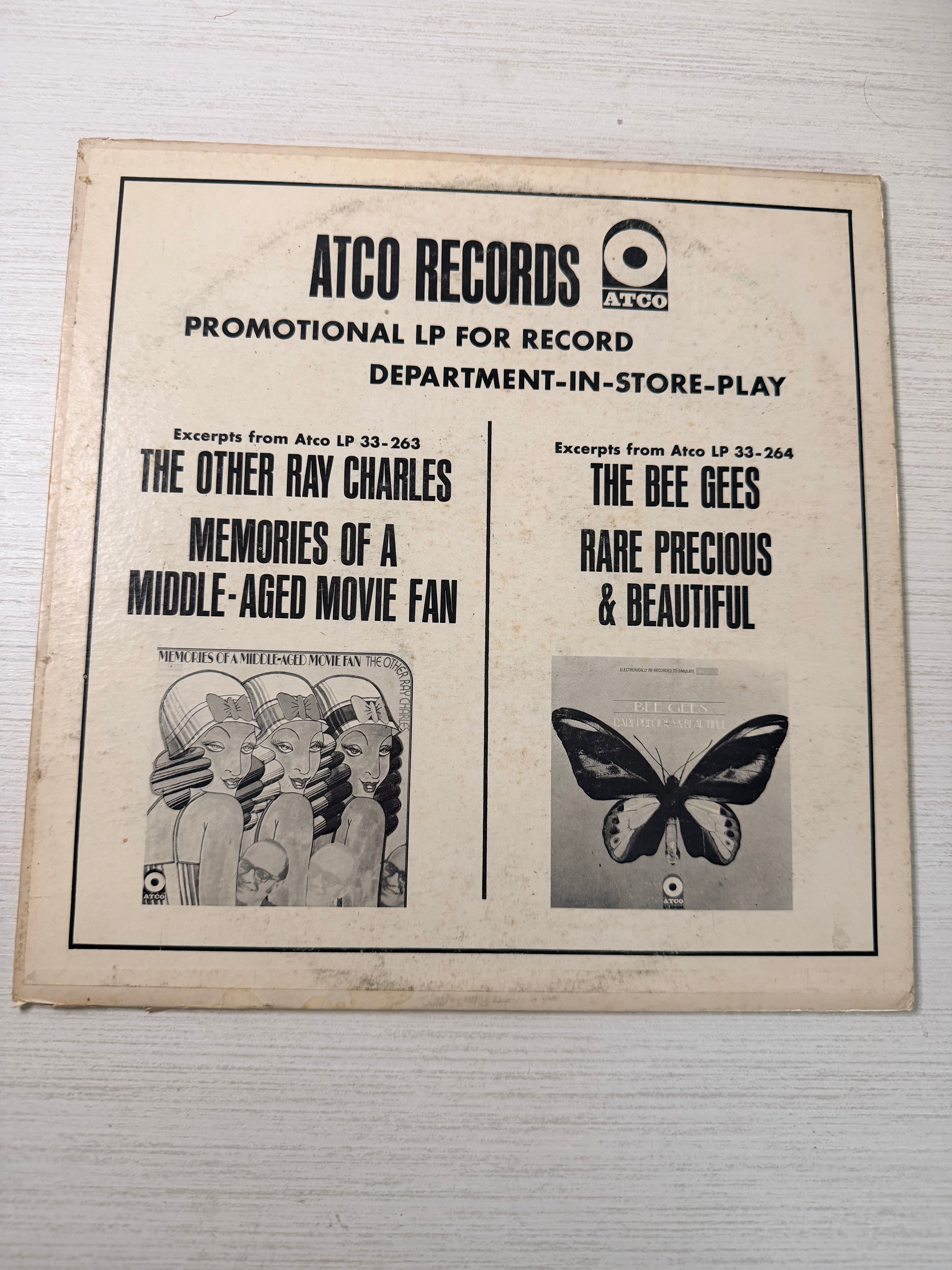 The Other Ray Charles* / The Bee Gees* – Excerpts From "Rare, Precious And Beautiful" / Excerpts From "Memories Of A Middle-Aged Movie Fan"