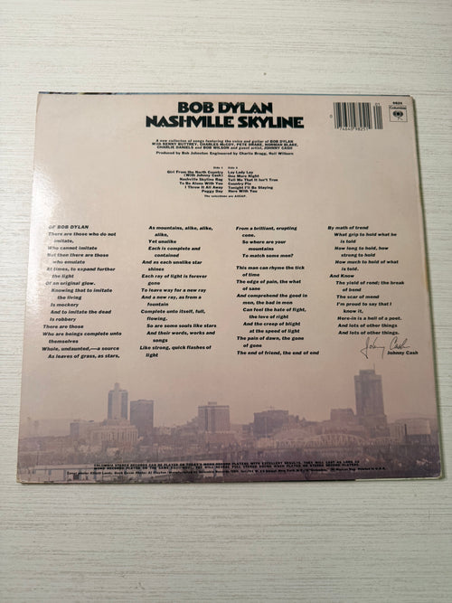 Bob Dylan – Nashville Skyline