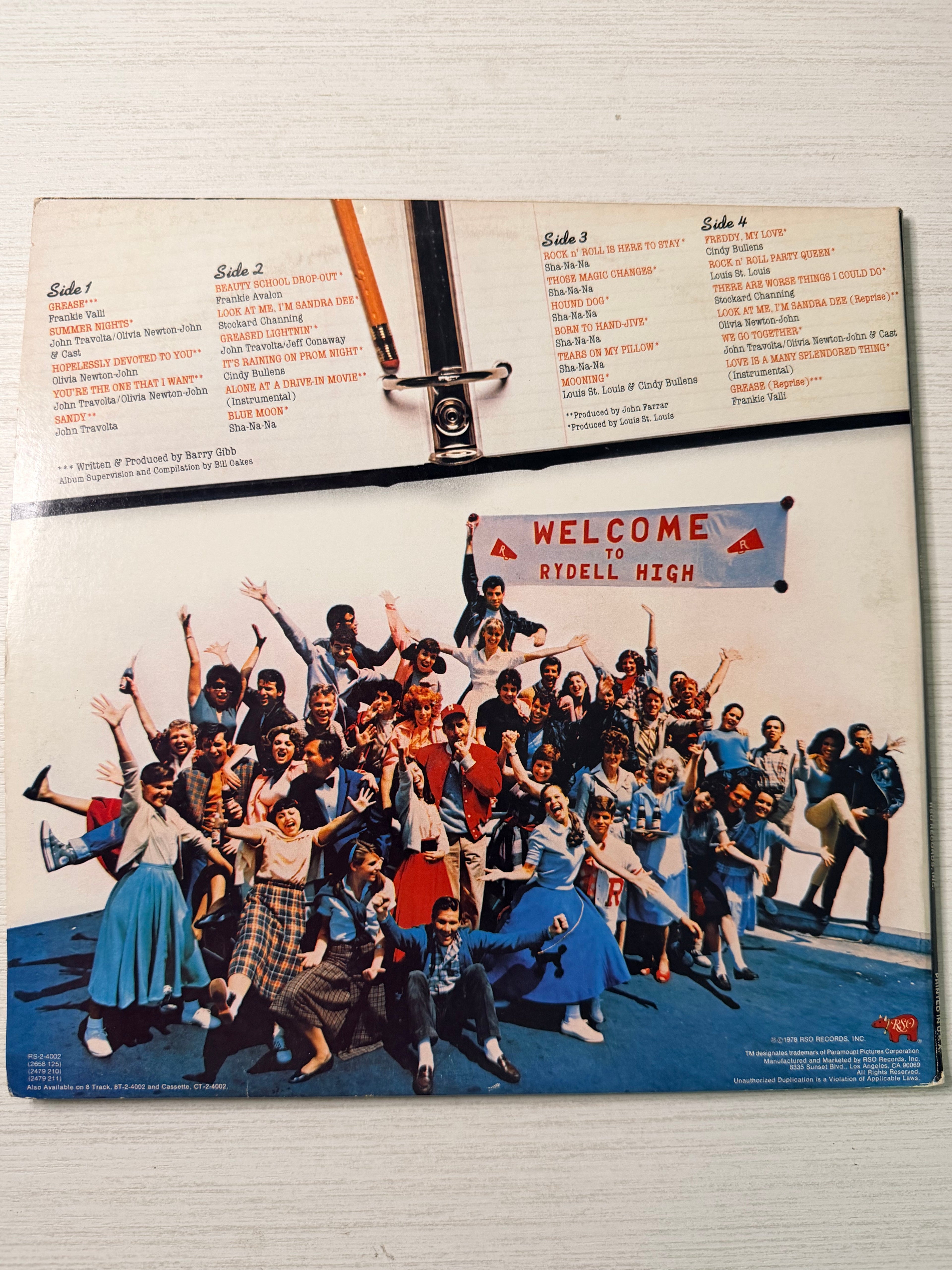 Various – Grease (The Original Soundtrack From The Motion Picture)