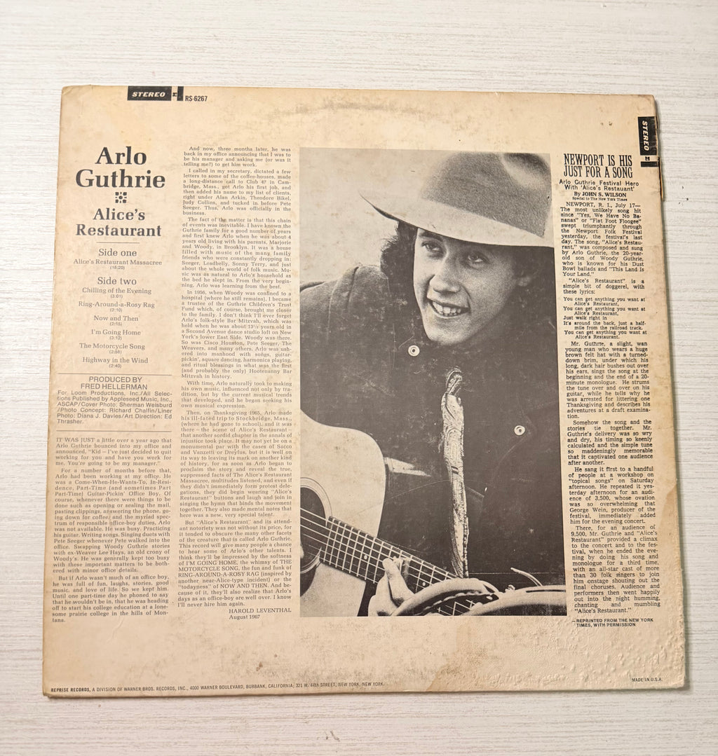 Arlo Guthrie – Alice's Restaurant