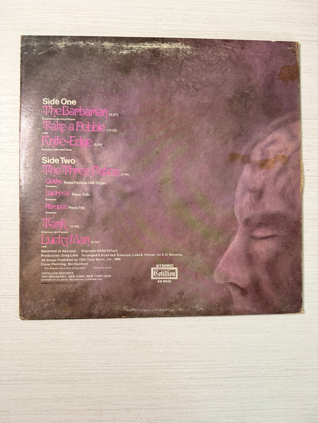Emerson Lake & Palmer – Emerson, Lake & Palmer