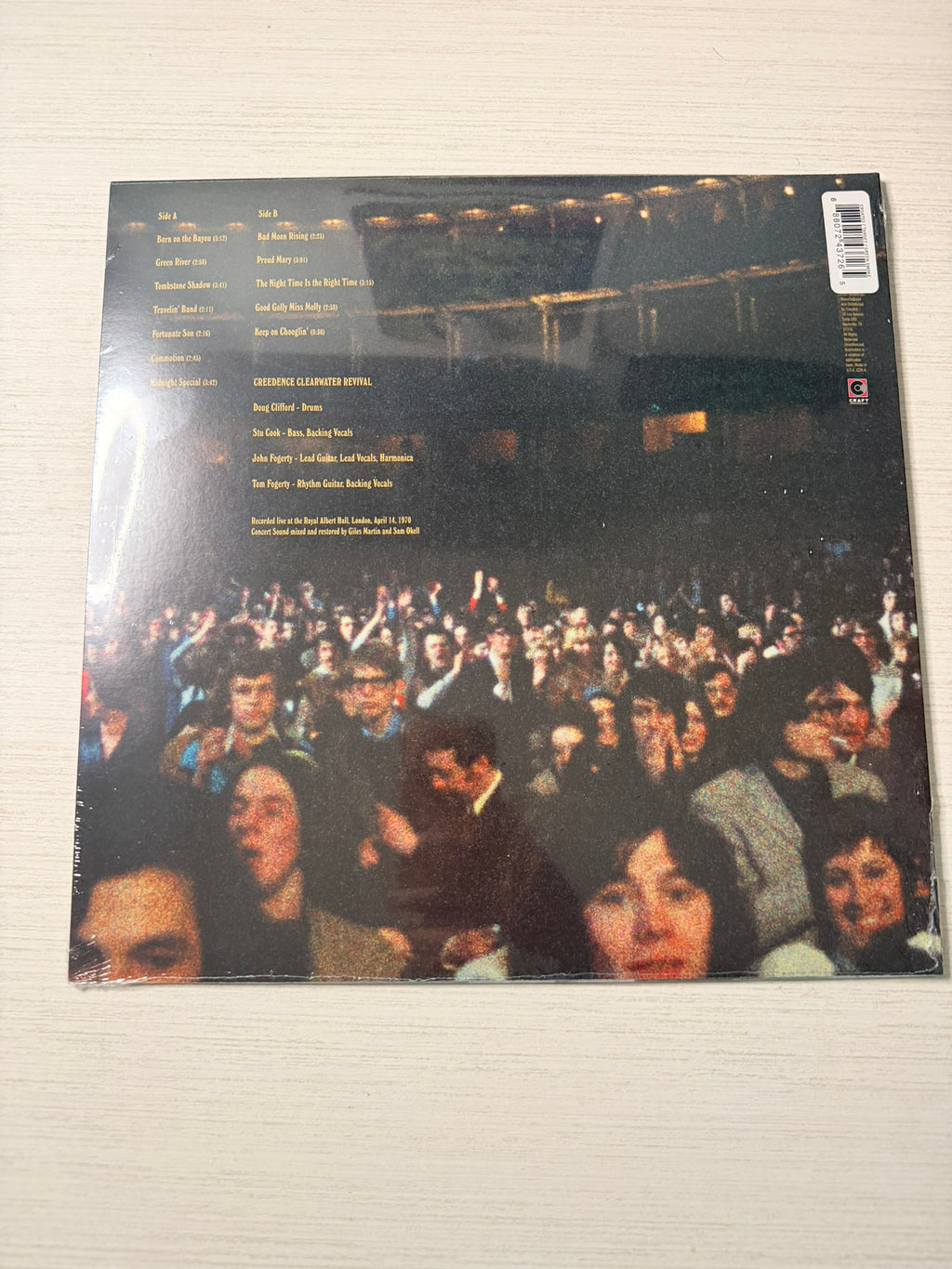 Creedence Clearwater Revival – At The Royal Albert Hall, April 14, 1970 (Limited Translucent Green Vinyl LP)