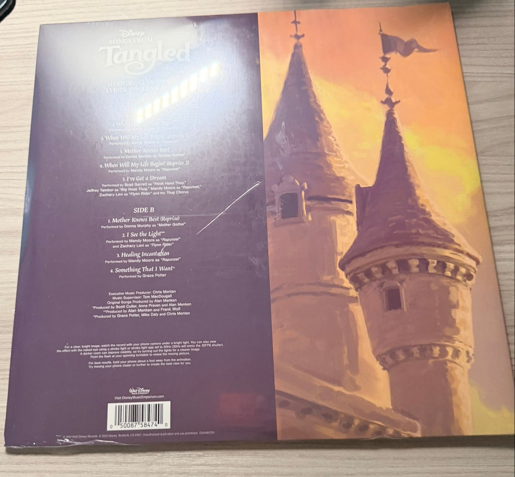 Tangled – Songs From Tangled (15th Anniversary Zoetrope Vinyl)